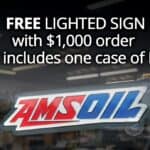 Free AMSOIL lighted sign