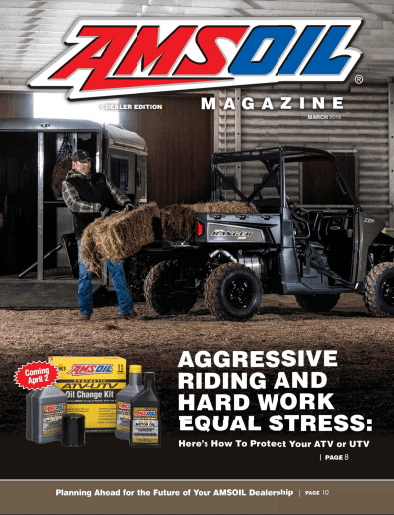 AMSOIL Dealer Magazines 2018 - March 2018 Cover shown