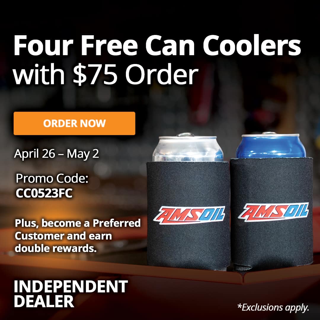 Four free can cooler sleeves w/$75 order - PC earn double rewards