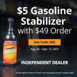 Spend $49 or more, get one bottle of AMSOIL Gasoline Stabilizer for $5