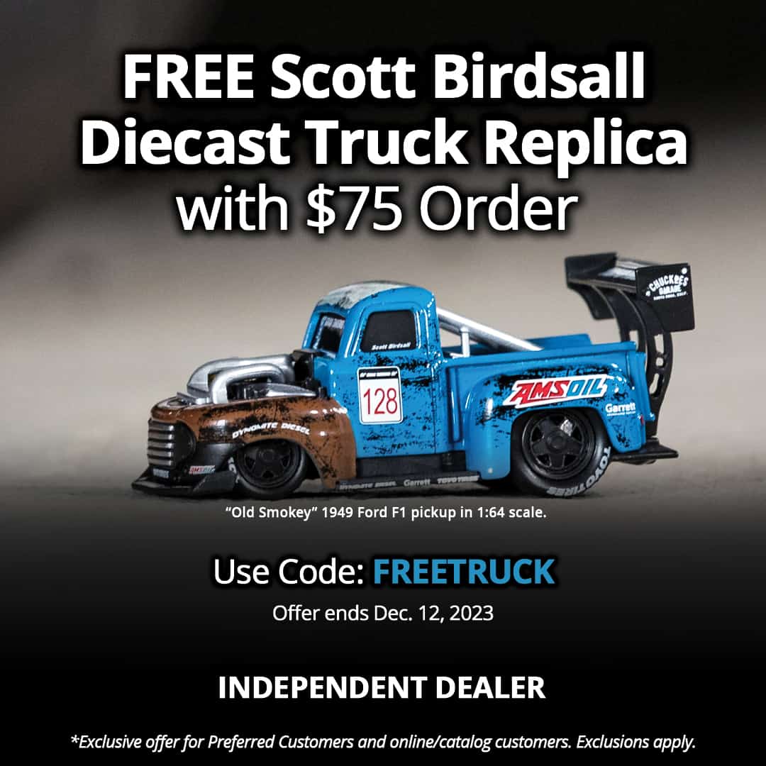 AMSOIL Free Scott Birdsall diecast truck replica