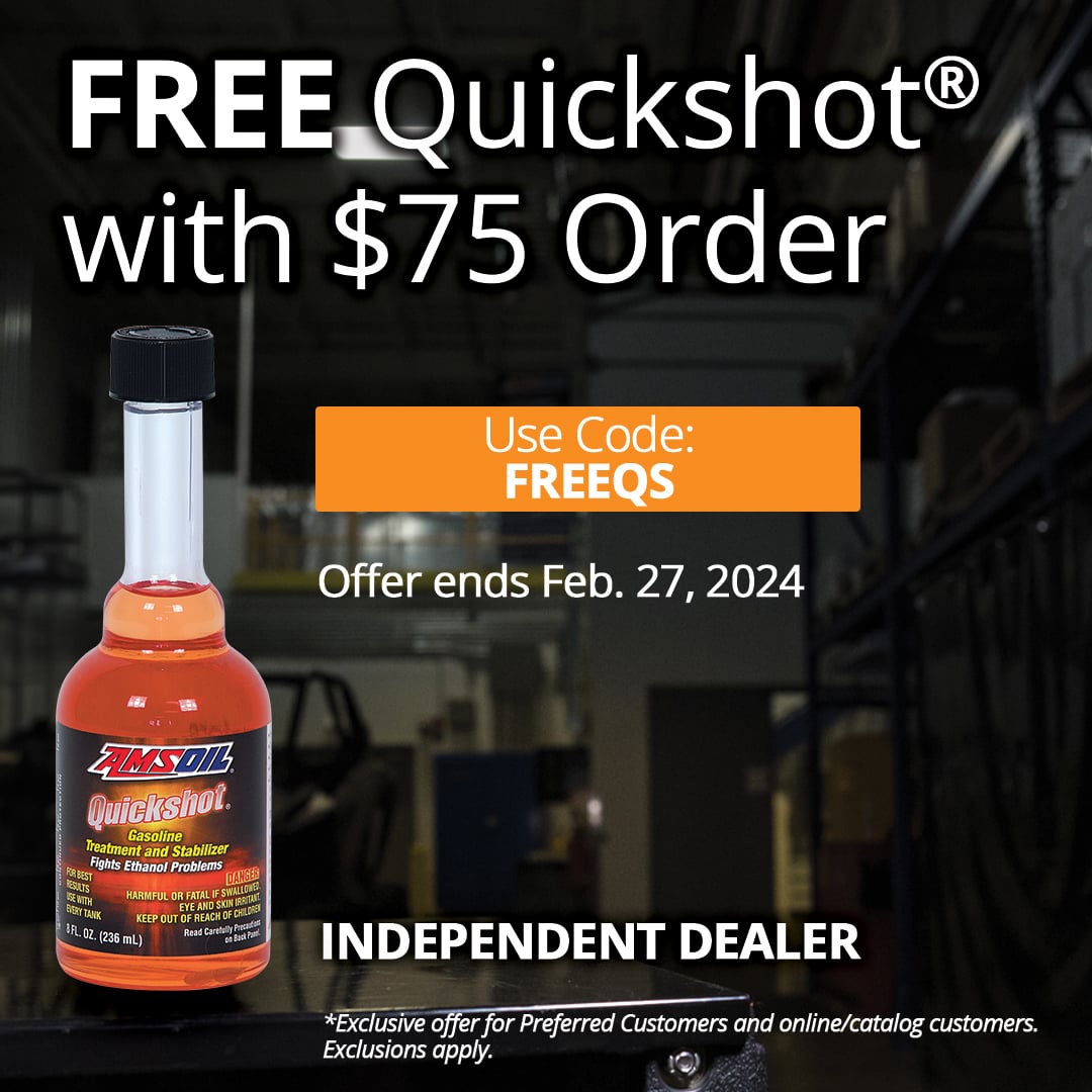AMSOIL Free Quickshot with $75 order