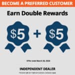 AMSOIL Preferred Customers earn double rewards