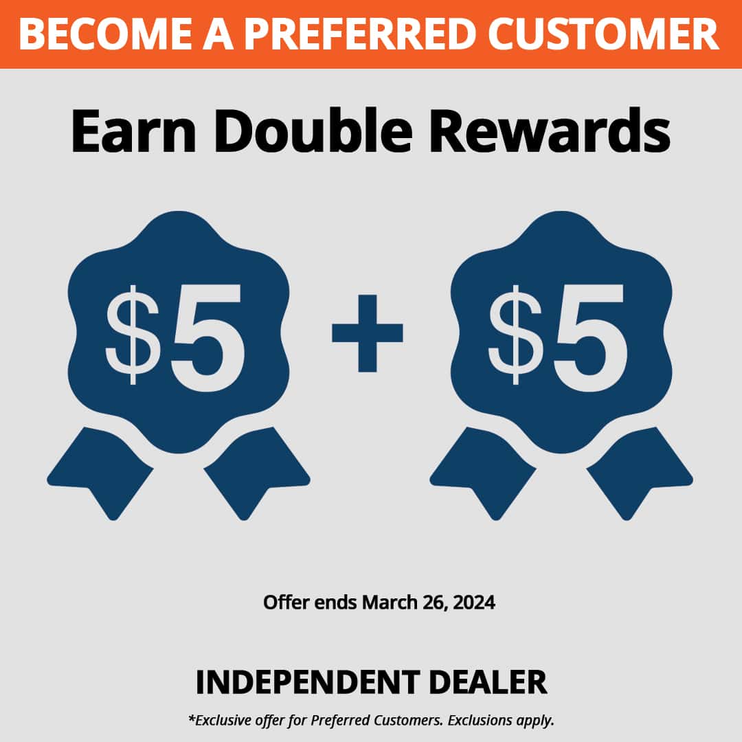 AMSOIL Preferred Customers earn double rewards